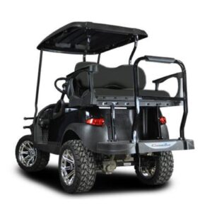 01-041-202D MadJax® Genesis 300 with Deluxe Black Aluminum Rear Flip Seat for Club Car Precedent 2004-Up