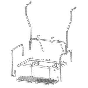 01-160 GTW® MACH3 Flip Frame Only