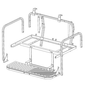 01-162 GTW® MACH3 Flip Frame Only