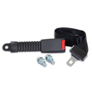 01-204 GTW 42.5 Inch Lap Belt with Rubber Over Mold Buckle
