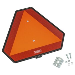 135102 Plastic Slow Moving Vehicle Triangle With Spade Mount Kit - 25 Pack