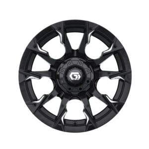 19-416 14" Diablo Gloss Black & Machined