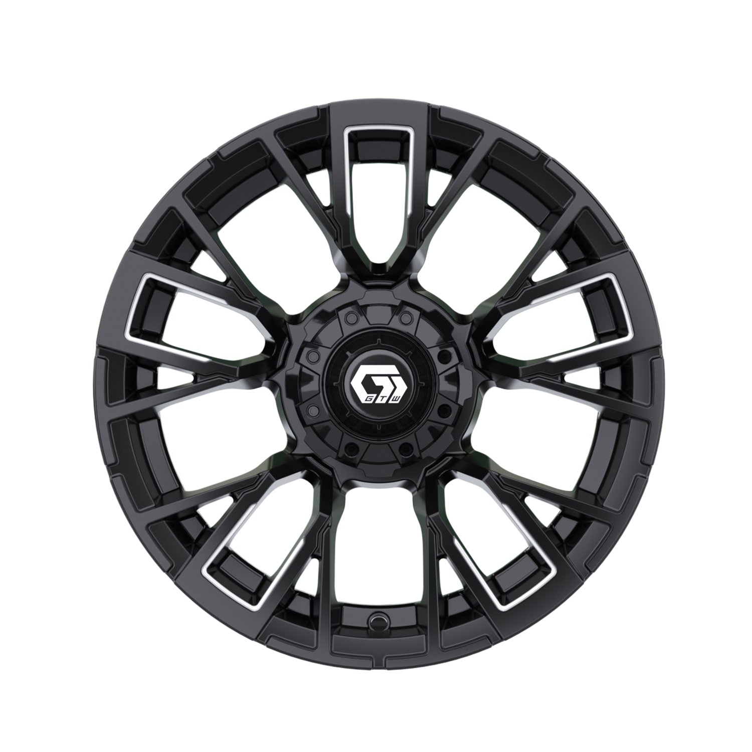 19-421 14" Vandal Matte Black & Machined