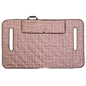 2001 Classic Accessories Golf car seat blanket, Heritage tan/red plaid