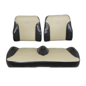2052 E-Z-GO RXV Black/Tan Suite Seats