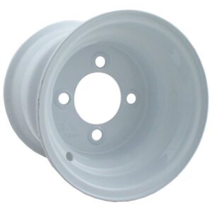 40540 GTW 10x6 White Steel Wheel Centered