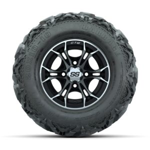 A19-1117 Spyder / Machined & Black / Barrage