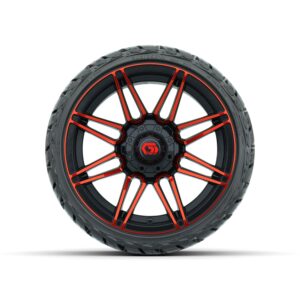 A19-1325 Stealth / Red & Black / Maverick Lo-Pro