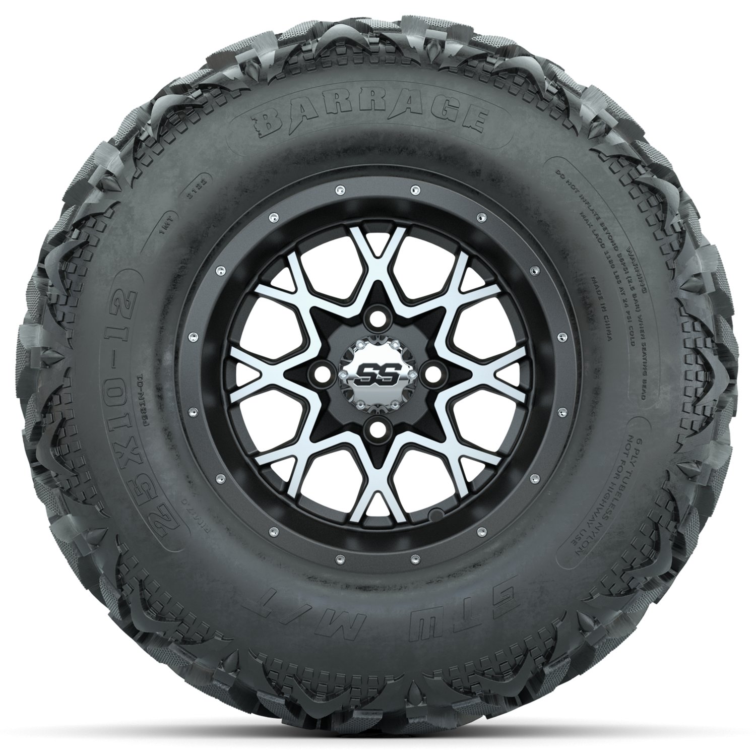 A19-1992 Vortex / Matte Gray & Machined / Barrage