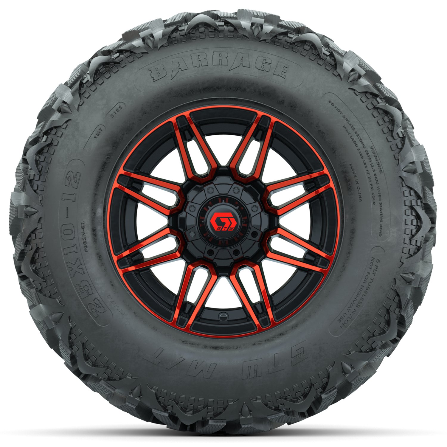 A19-2119 Stealth / Red & Black / Barrage