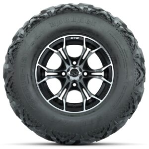 A19-2175 Spyder / Machined & Black / Barrage