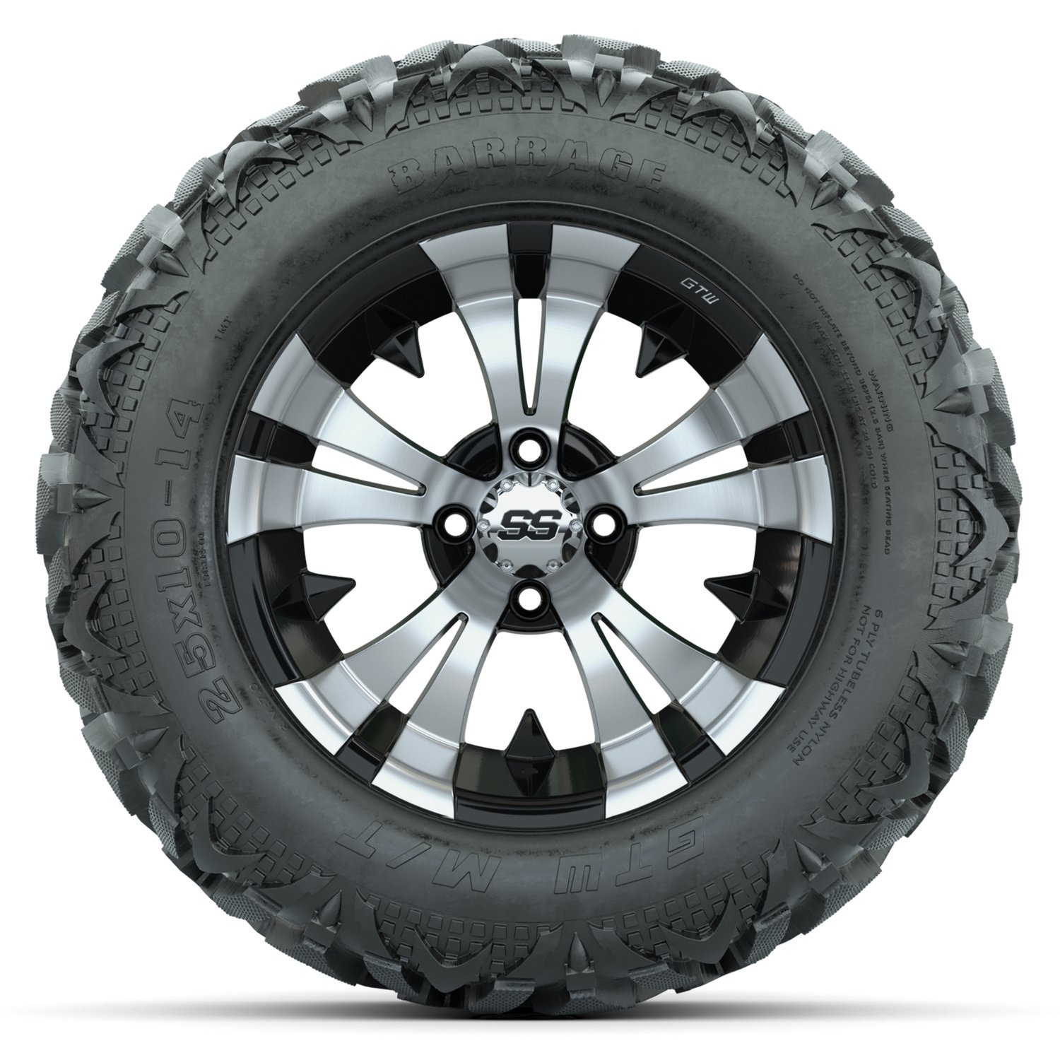 A19-2305 Vampire / Machined & Black / Barrage