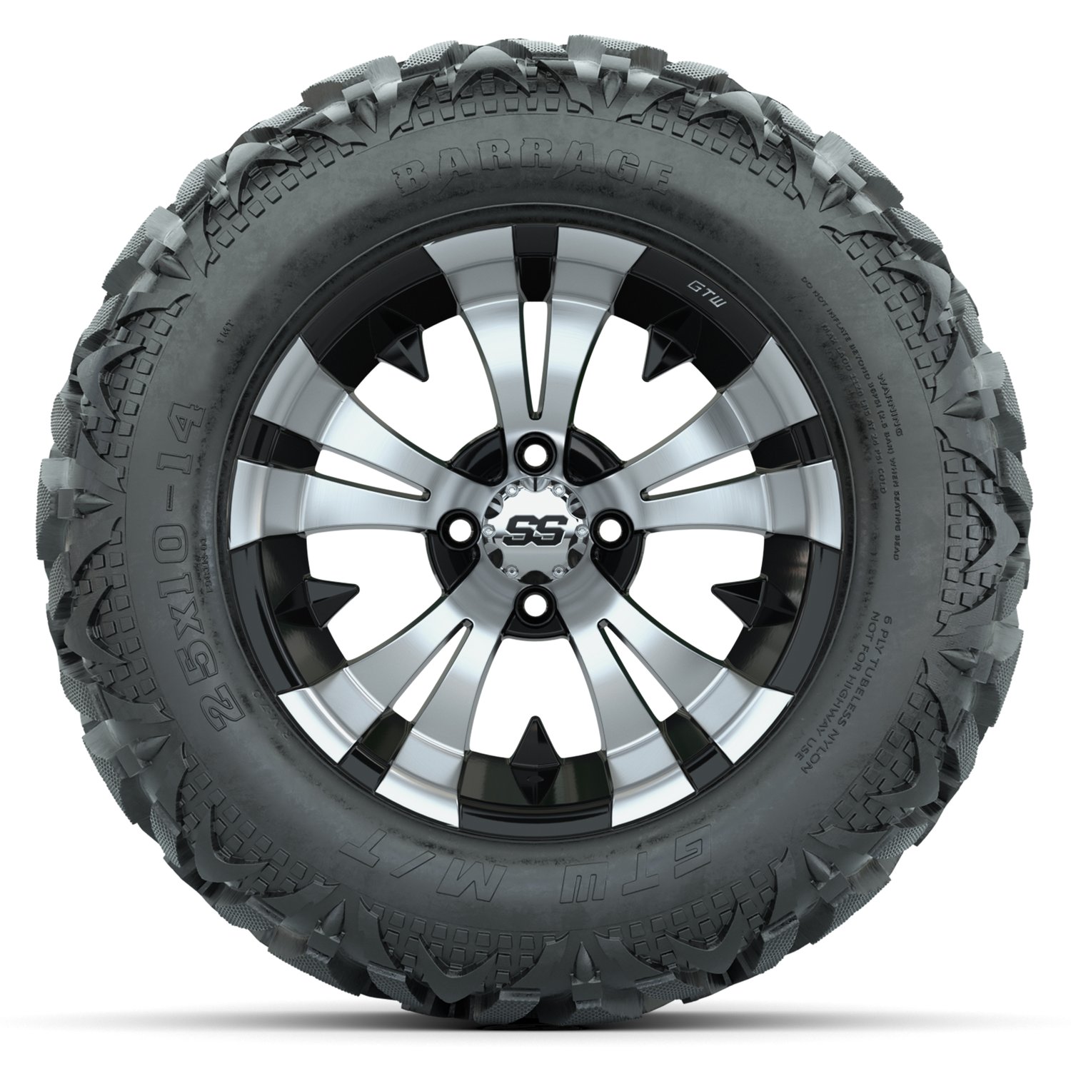 A19-2305 Vampire / Machined & Black / Barrage