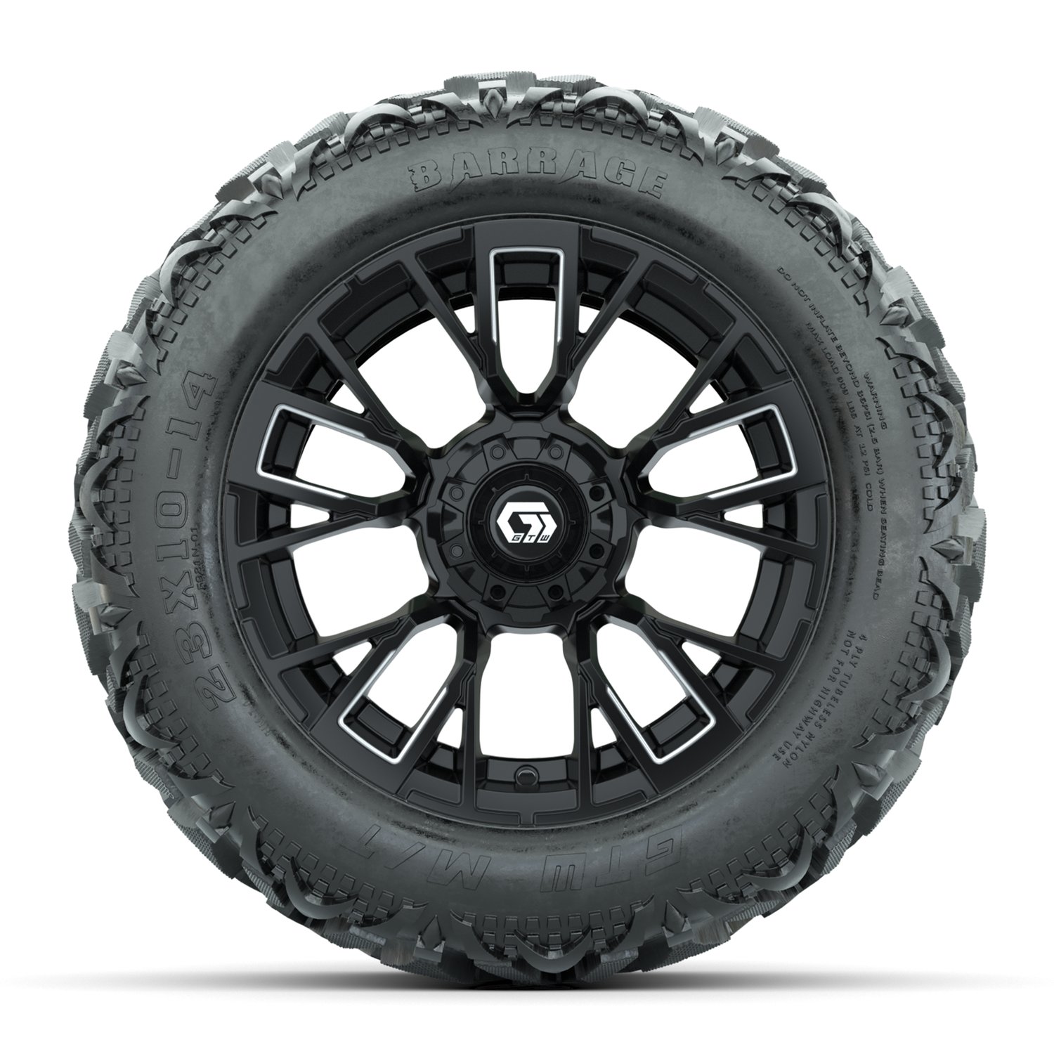 19-421 A19-2592 Vandal / Matte Black / Barrage