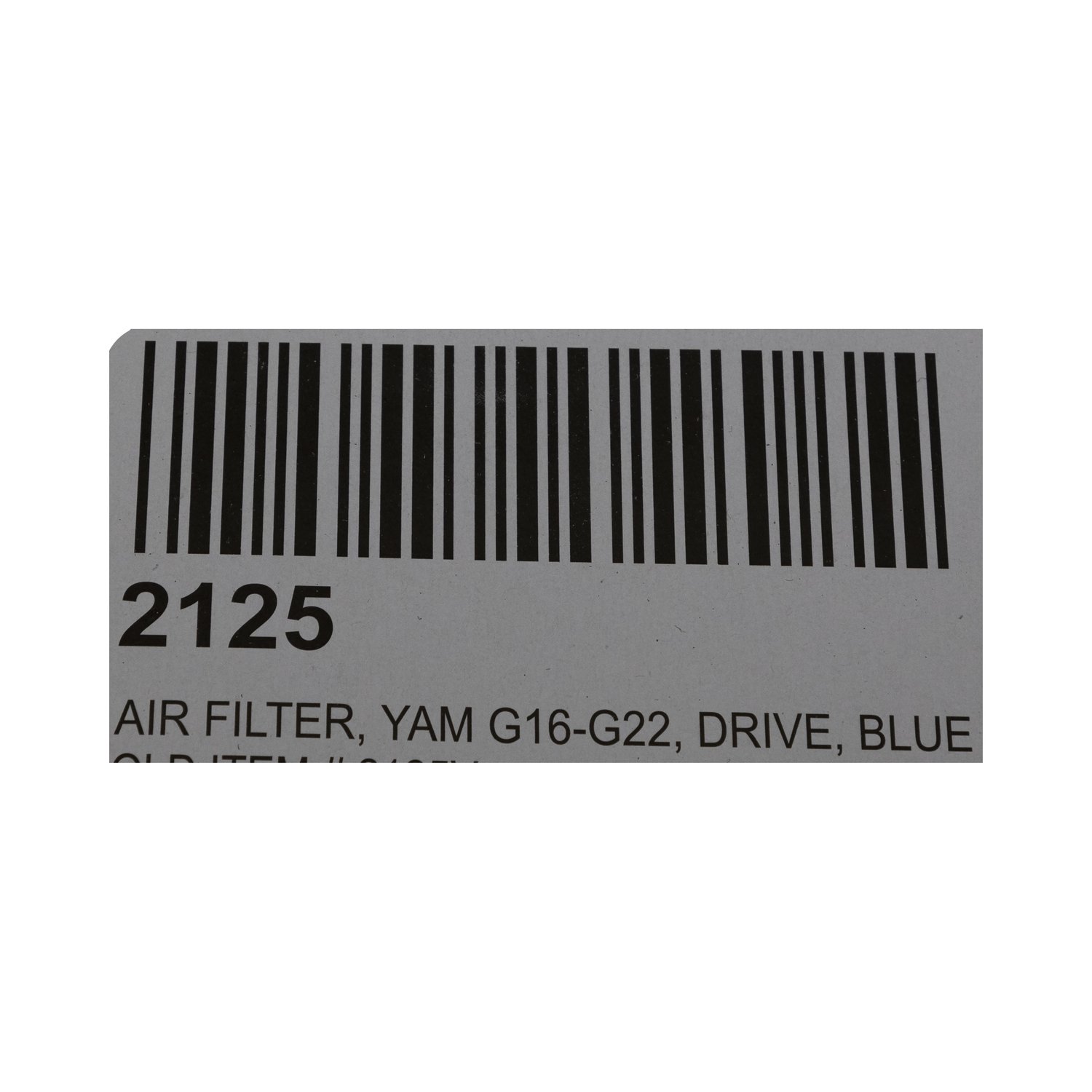 2125 Air Filter for Yamaha G16-G29/Drive