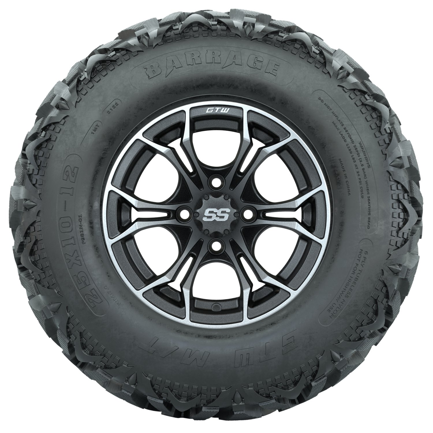 A19-2081 Spyder / Matte Gray & Machined / Barrage