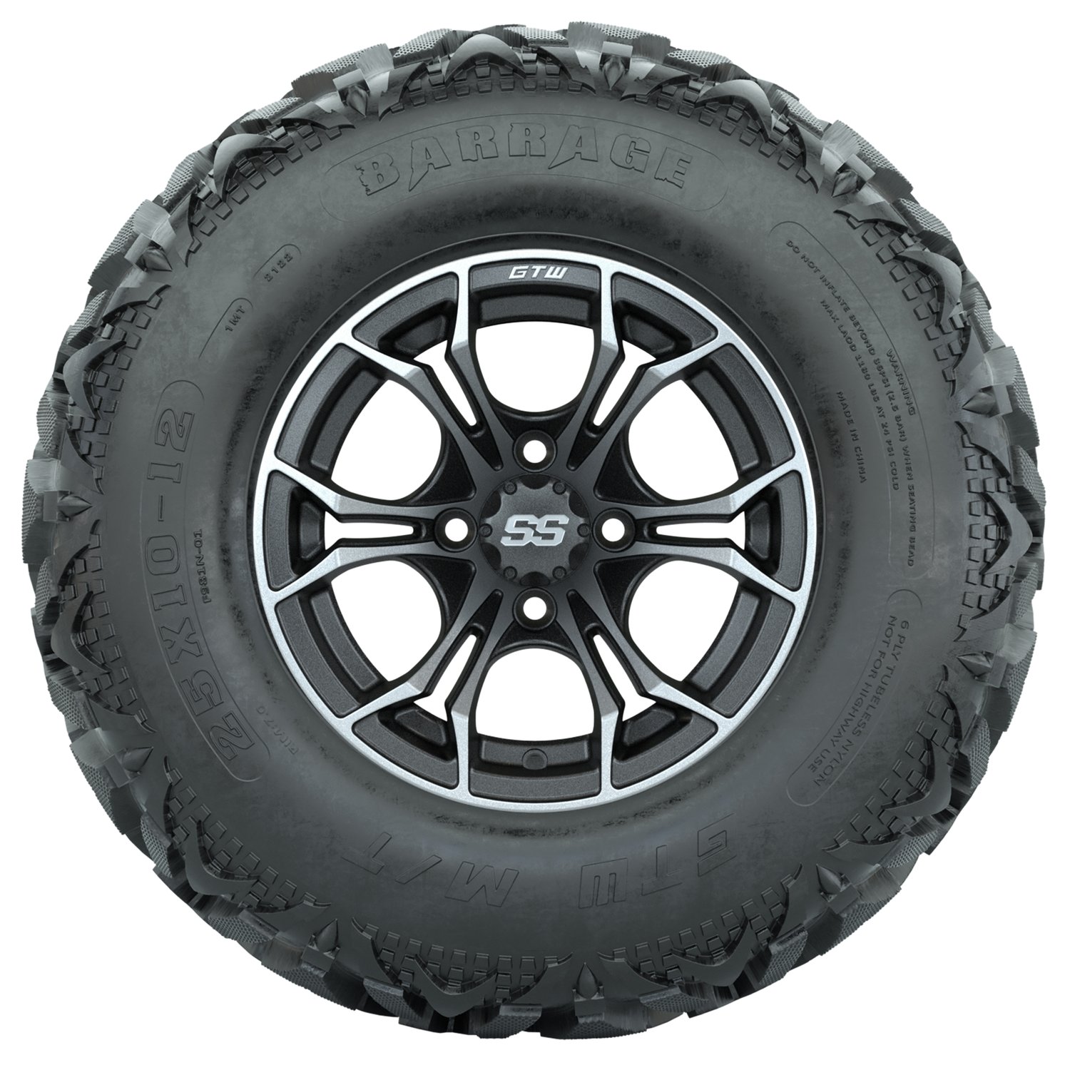 A19-2081 Spyder / Matte Gray & Machined / Barrage