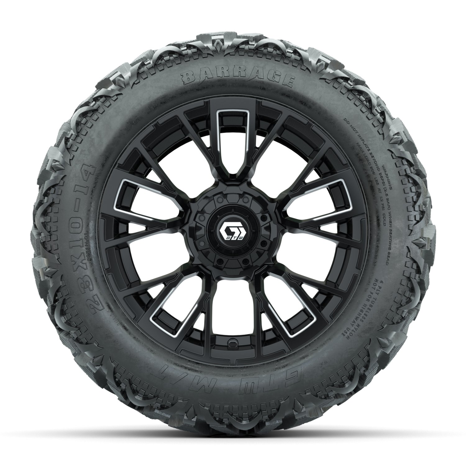 19-421 A19-2592 Vandal / Matte Black / Barrage