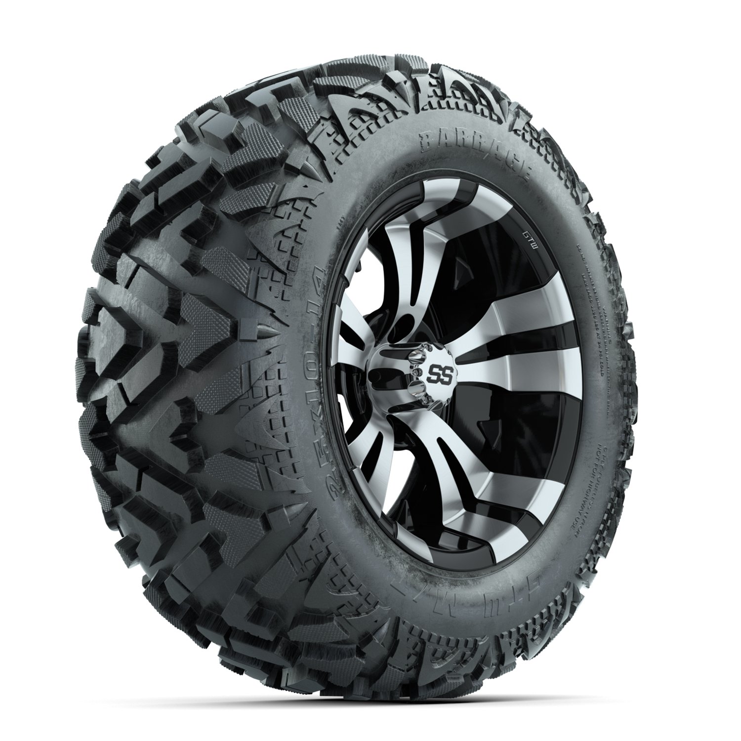 A19-2305 Vampire / Machined & Black / Barrage