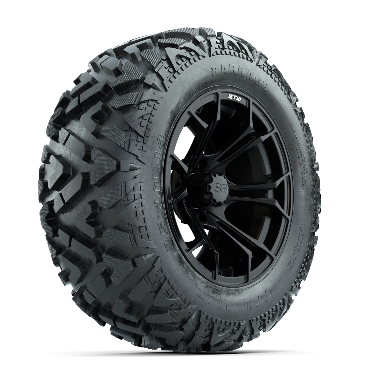 A19-2478 Spyder / Matte Black / Barrage