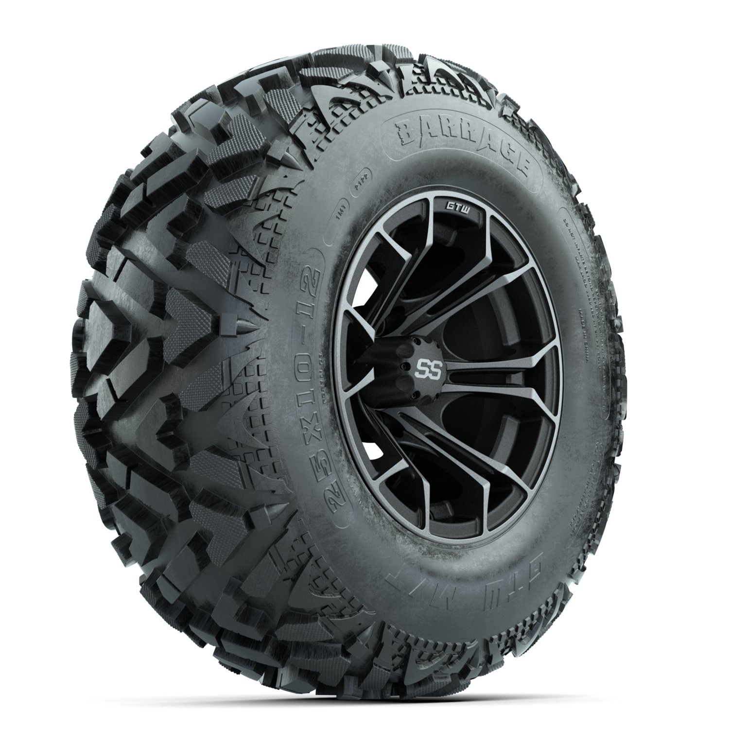 A19-2081 Spyder / Matte Gray & Machined / Barrage