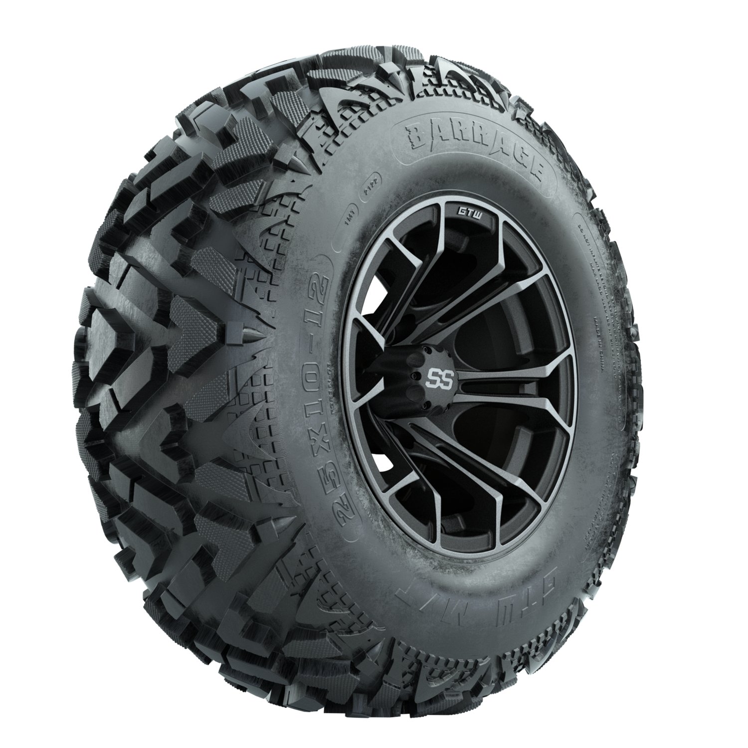 A19-2081 Spyder / Matte Gray & Machined / Barrage