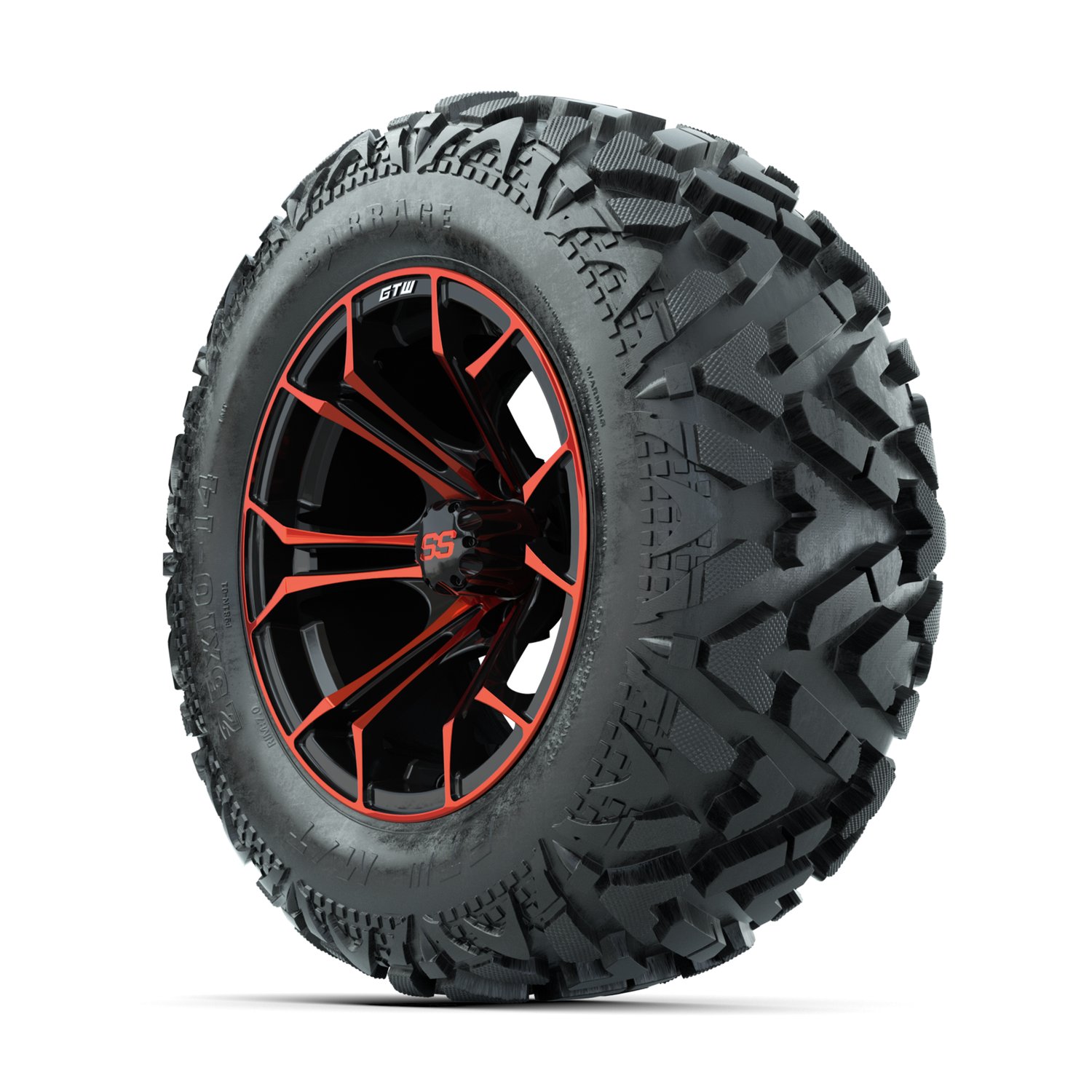A19-2404 Spyder / Red & Black / Barrage
