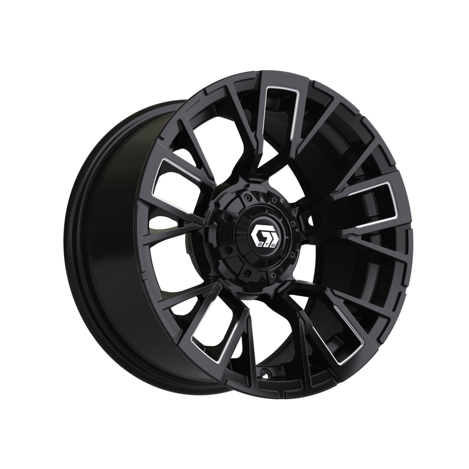 19-421 14" Vandal Matte Black & Machined