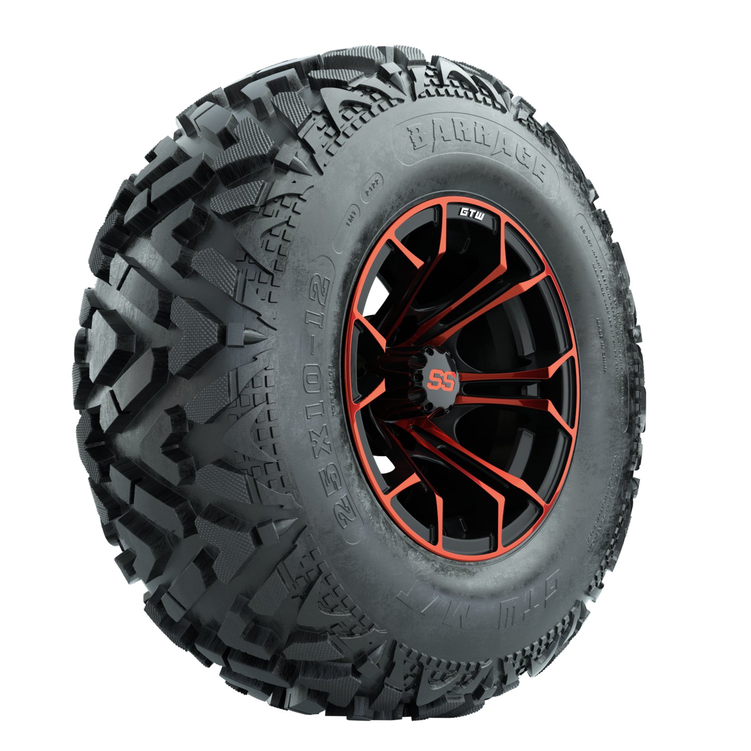A19-2190 Spyder / Red & Black / Barrage
