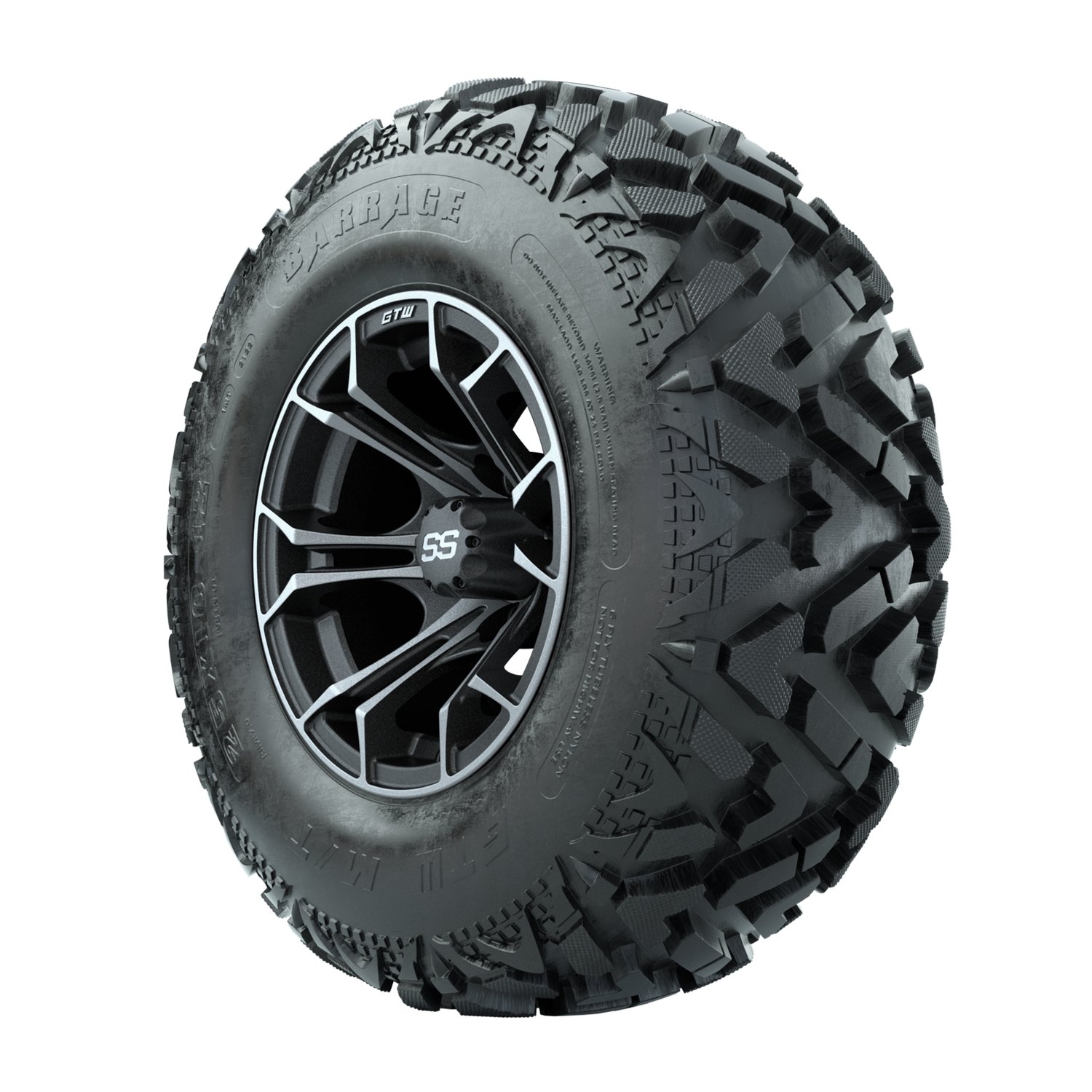 A19-2081 Spyder / Matte Gray & Machined / Barrage
