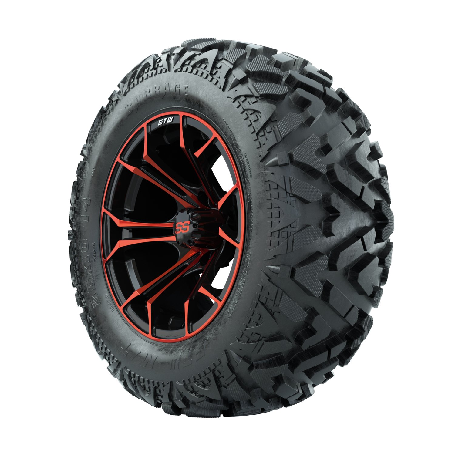 A19-2404 Spyder / Red & Black / Barrage
