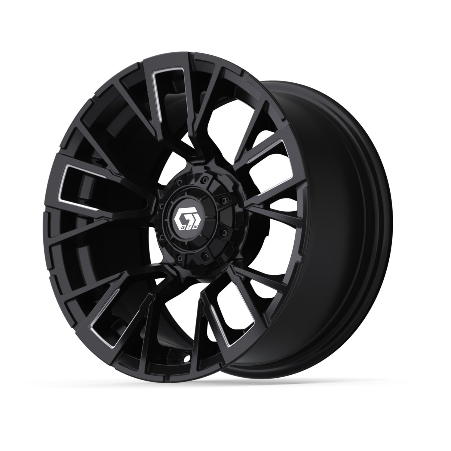 19-421 14" Vandal Matte Black & Machined