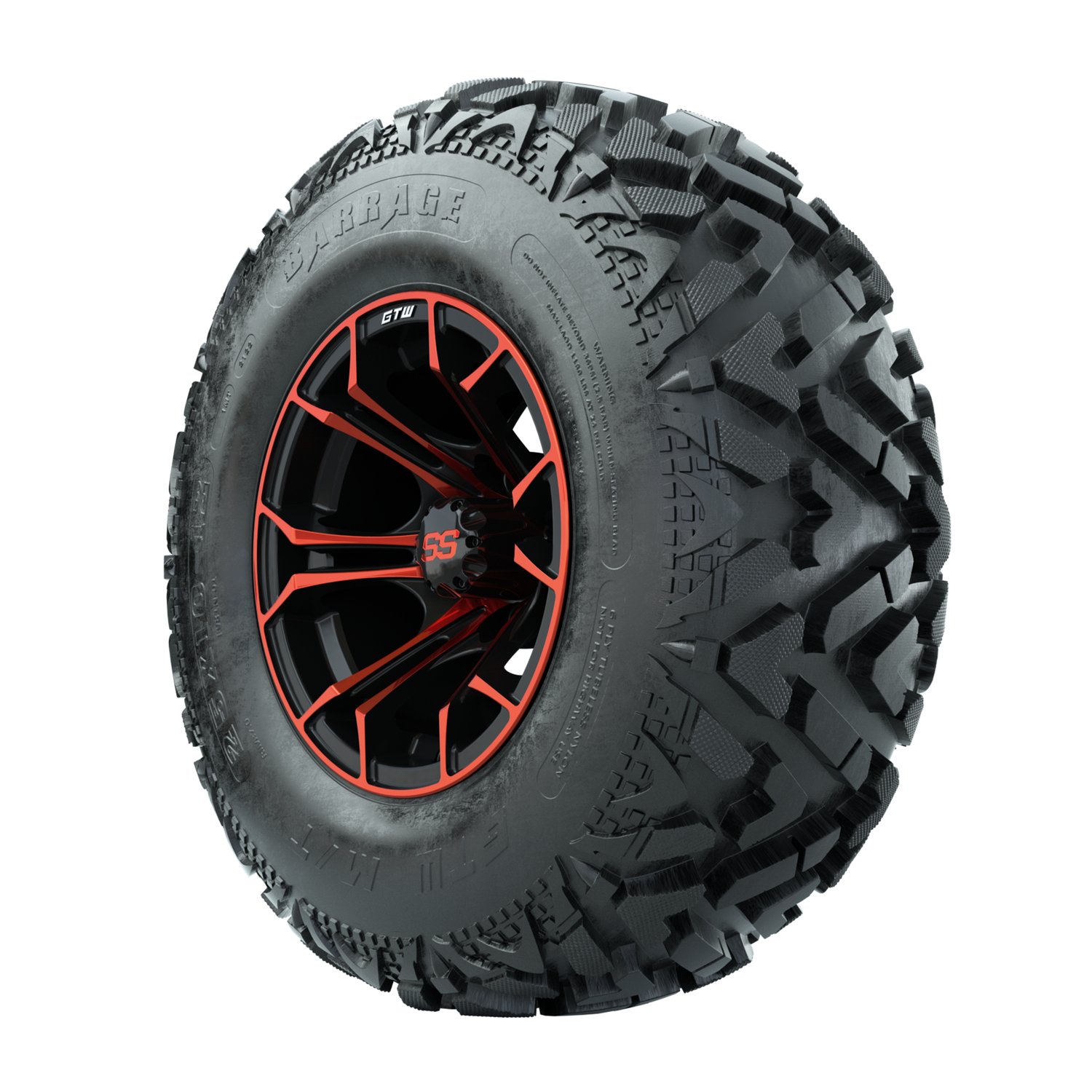 A19-2190 Spyder / Red & Black / Barrage