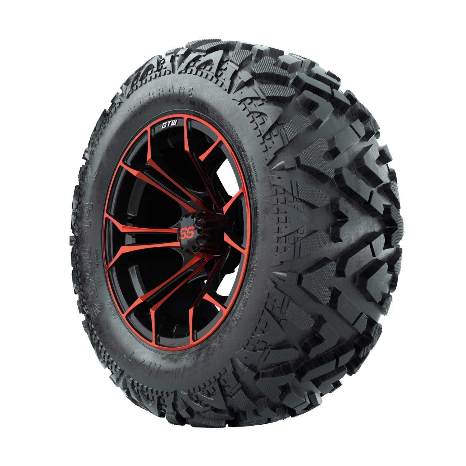 A19-2404 Spyder / Red & Black / Barrage