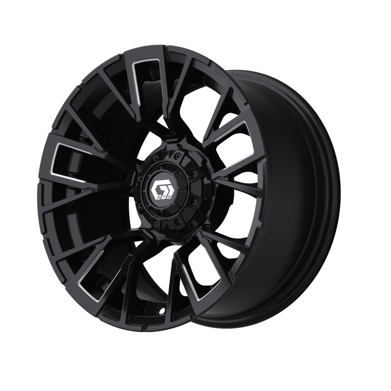 19-421 14" Vandal Matte Black & Machined