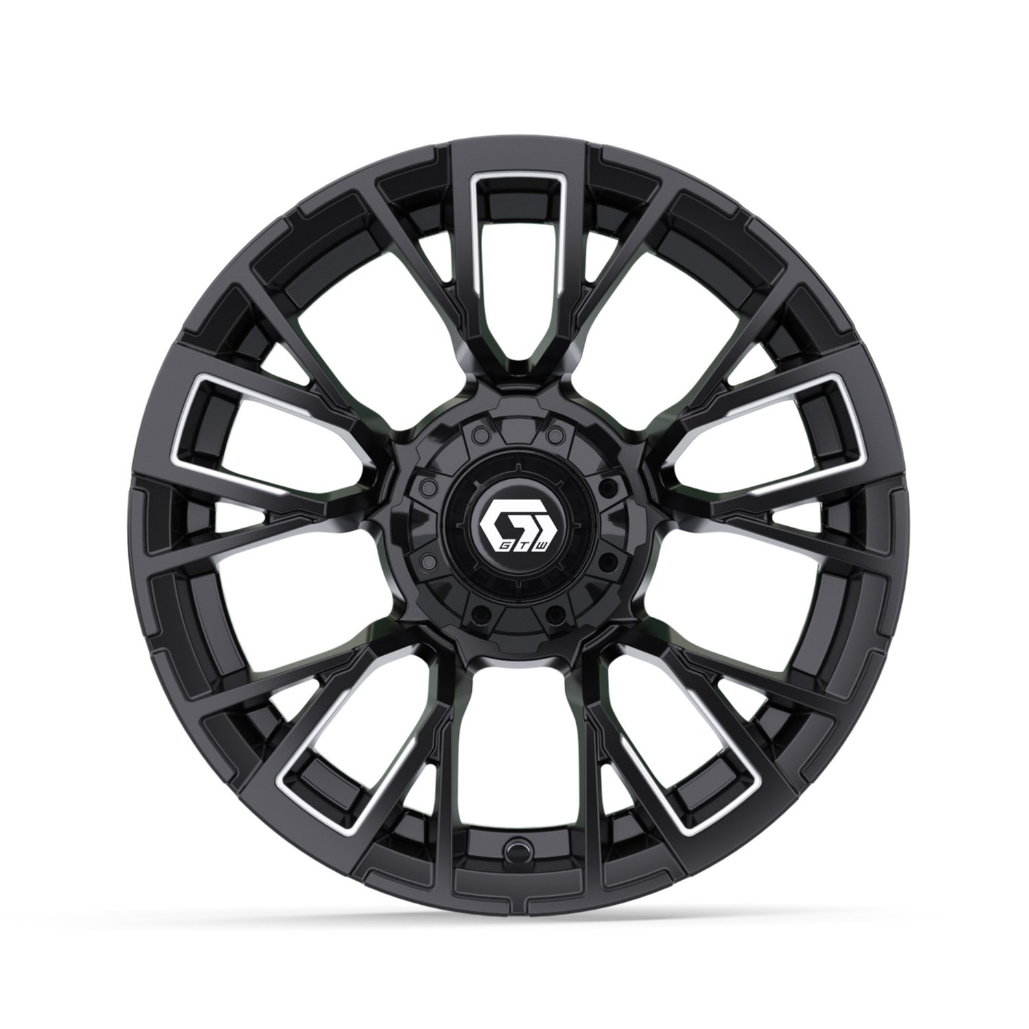 19-421 14" Vandal Matte Black & Machined