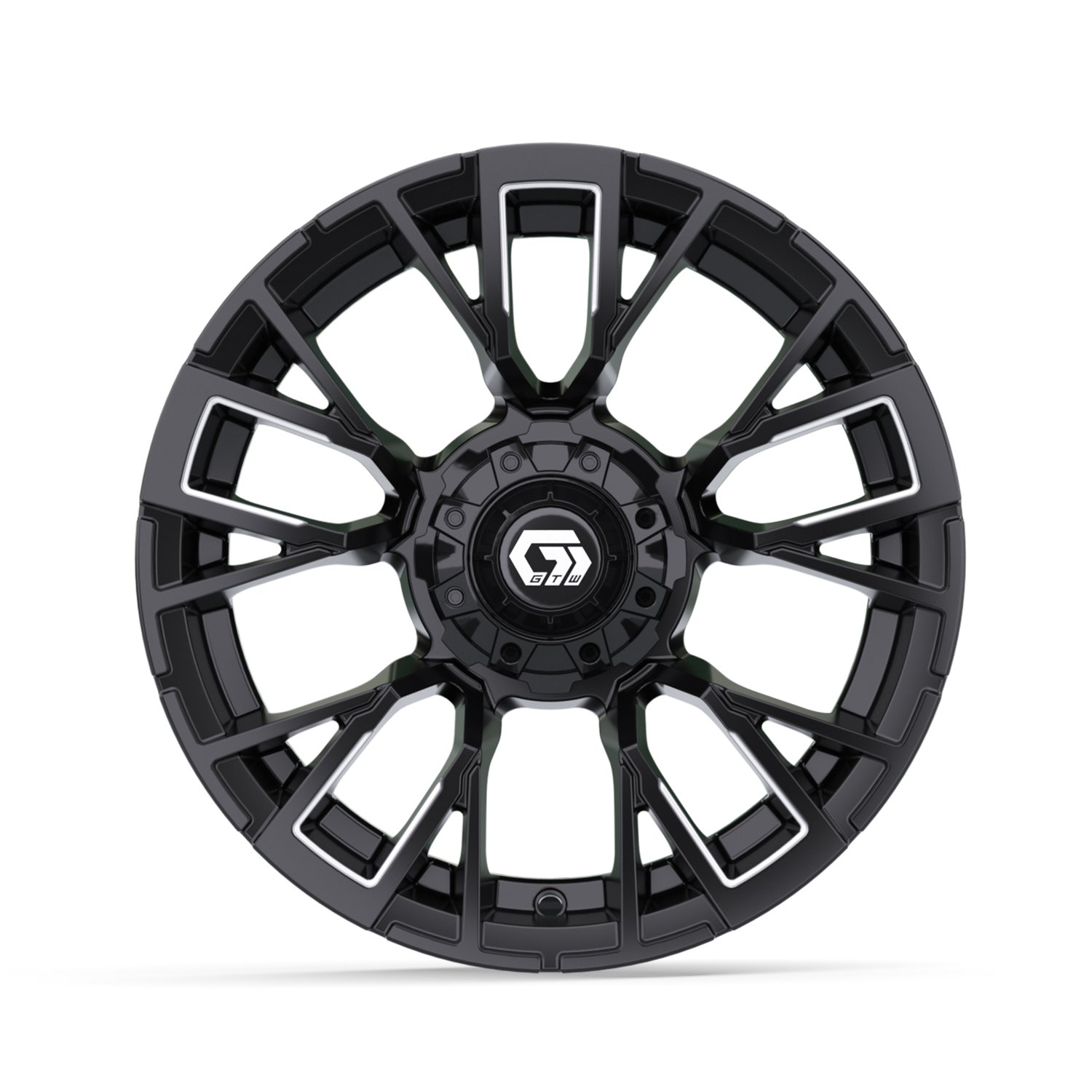 19-421 14" Vandal Matte Black & Machined