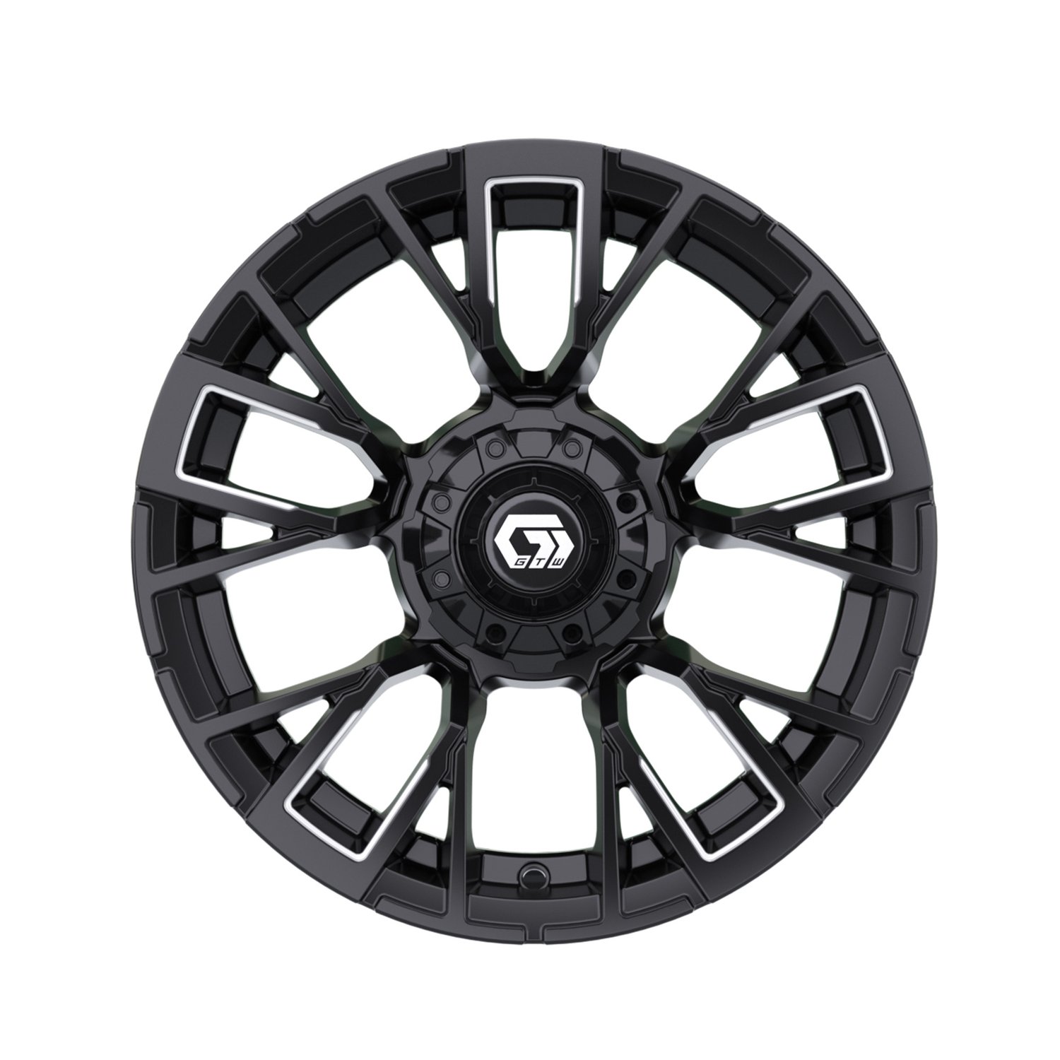 19-421 14" Vandal Matte Black & Machined