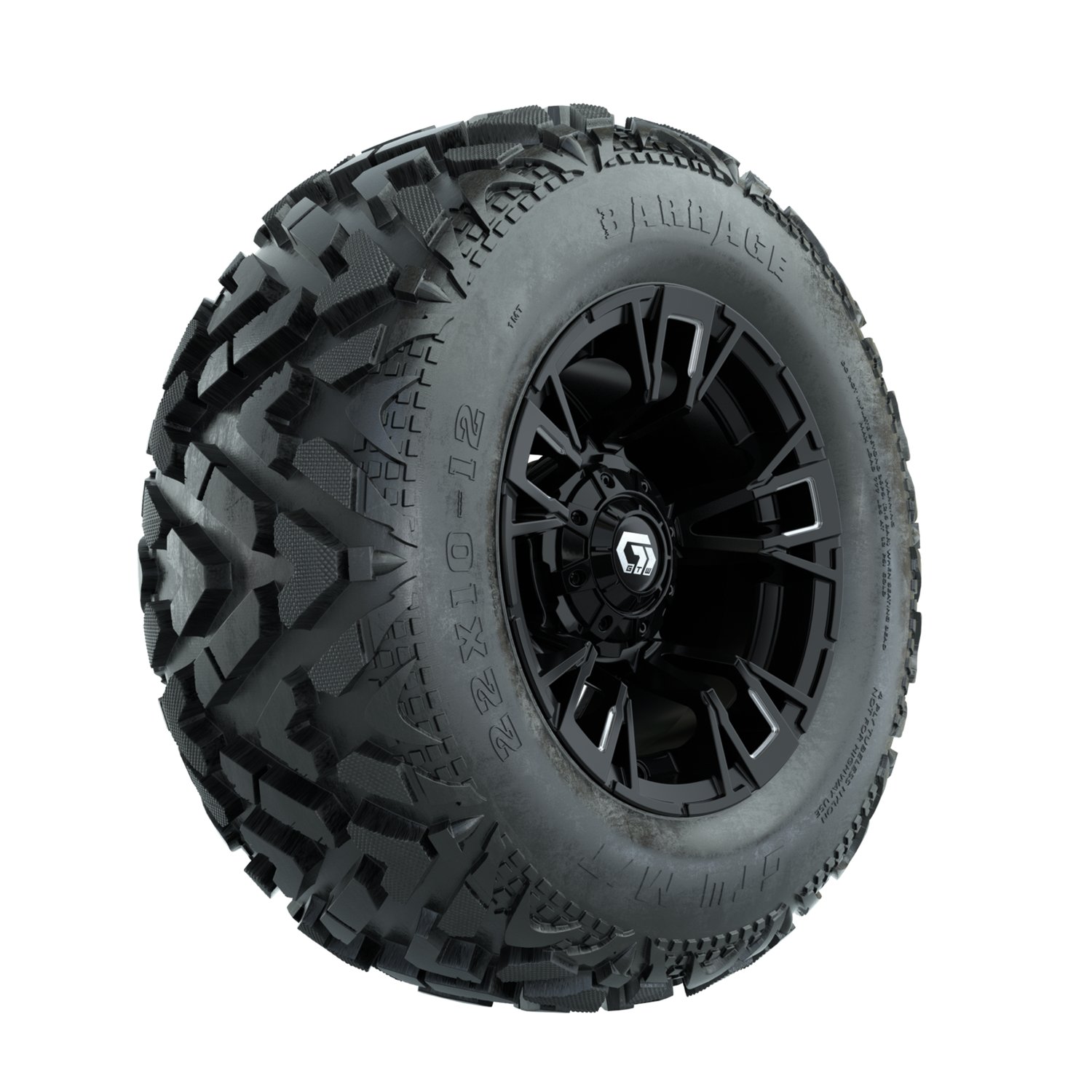 19-420 A19-2134 Vandal / Matte Black & Machined / Barrage