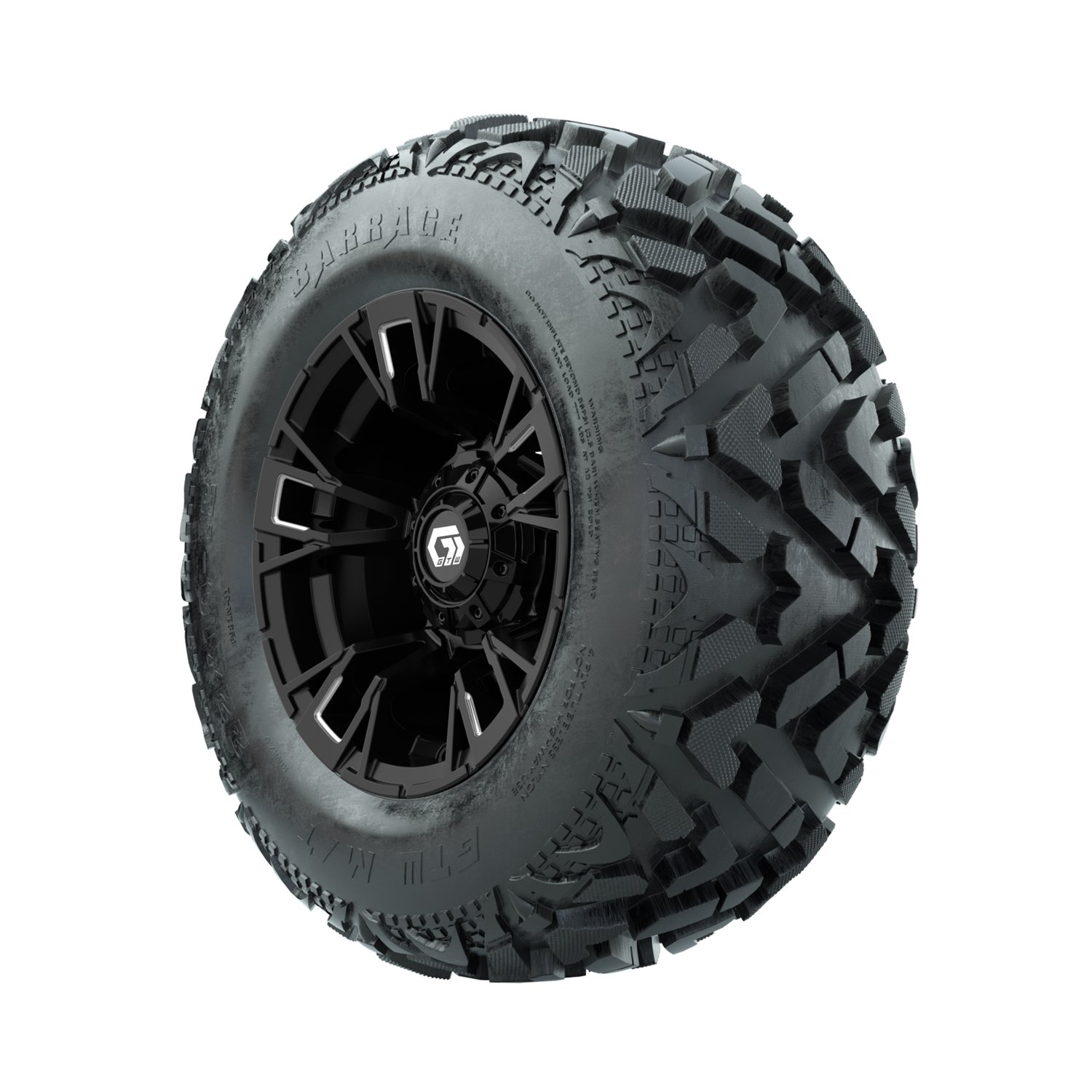 19-420 A19-2134 Vandal / Matte Black & Machined / Barrage
